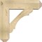 Ekena Millwork Olympic Craftsman Rough Sawn Bracket w/ Offset Brace, Douglas Fir, 8"W x 28"D x 28"H BKT0806X28X28OLY04RDF - alternate 4